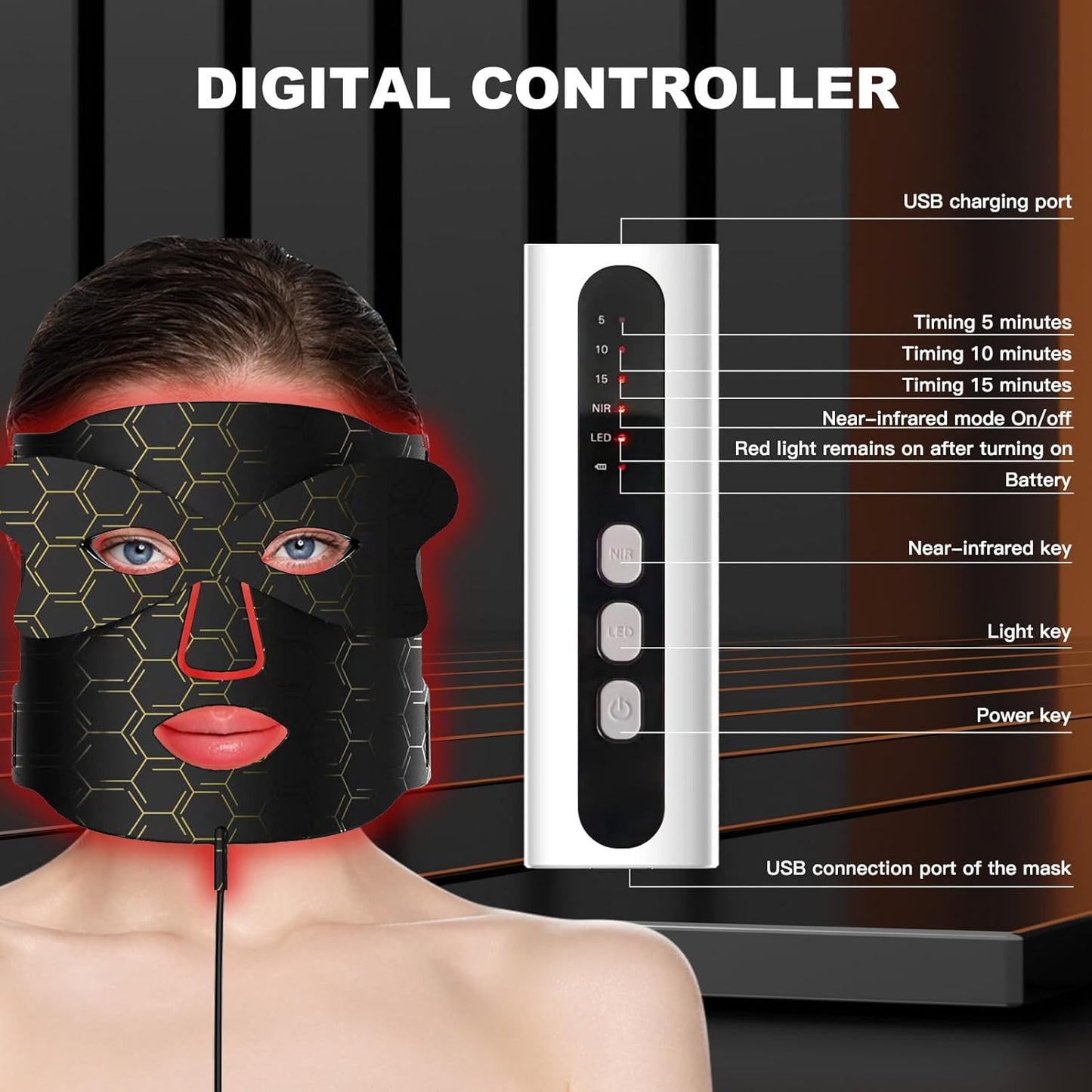 PREMIUM LED LIGHT THERAPY FACE MASK